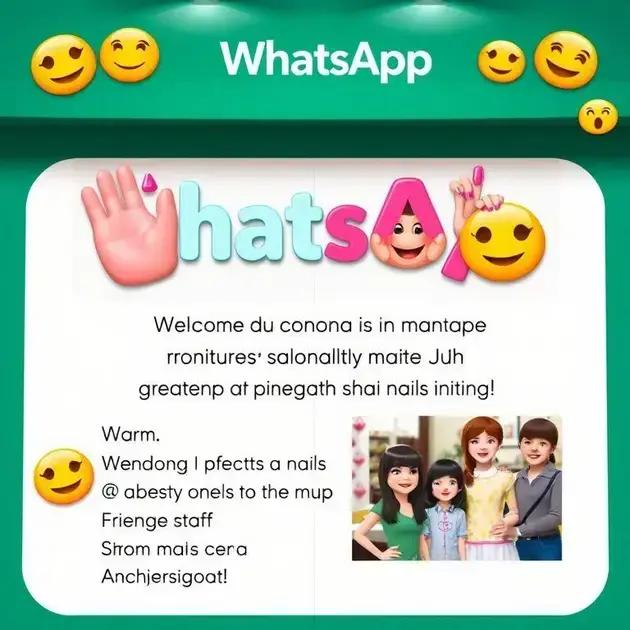 O Poder dos Emojis e Mídias Visuais nas Saudações de Beleza